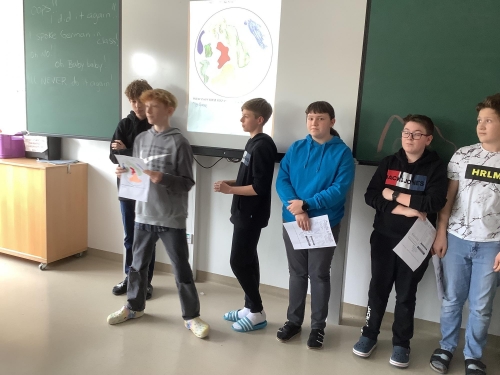 Englisch-Projekt der 3. Klassen mit Harry Bell