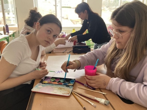 Englisch-Projekt der 3. Klassen mit Harry Bell