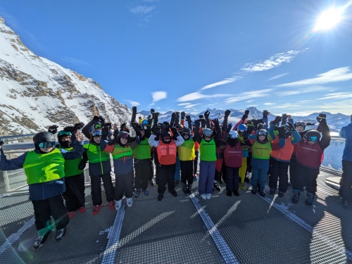 Skikurs am Kitzsteinhorn - 2. Klassen